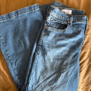 GAP High Rose Stride Classic Blue Denim Jeans